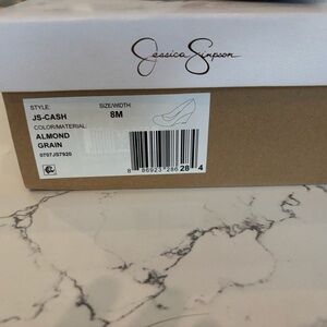 Jessica Simpson Almond Grain wedges